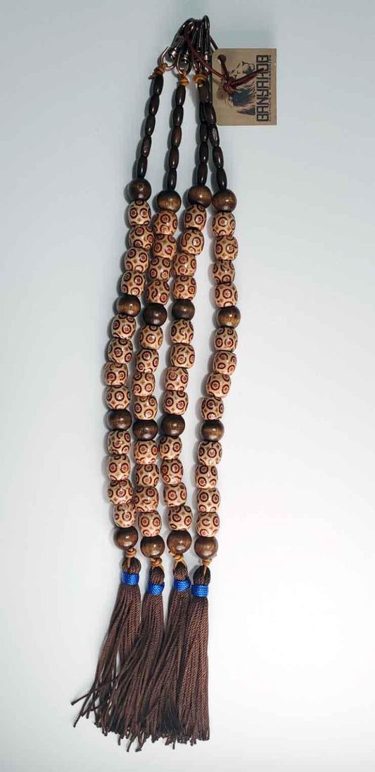 Tassels: Brown Beads #4 - BanYakob Clothing & Accessories