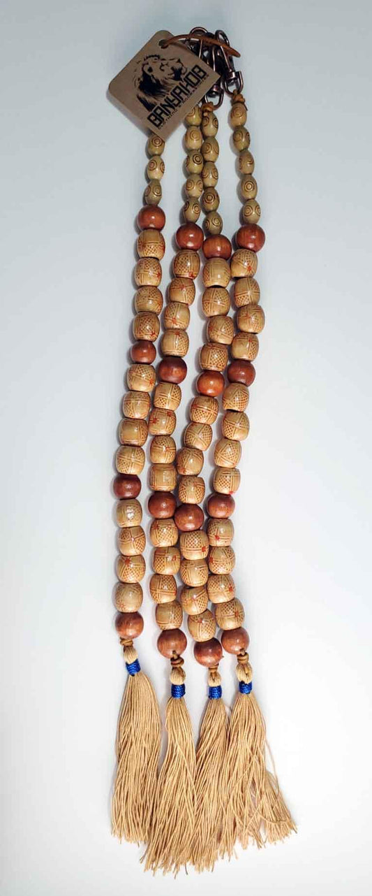 Tassels: Orange Beads #4 - BanYakob Clothing & Accessories
