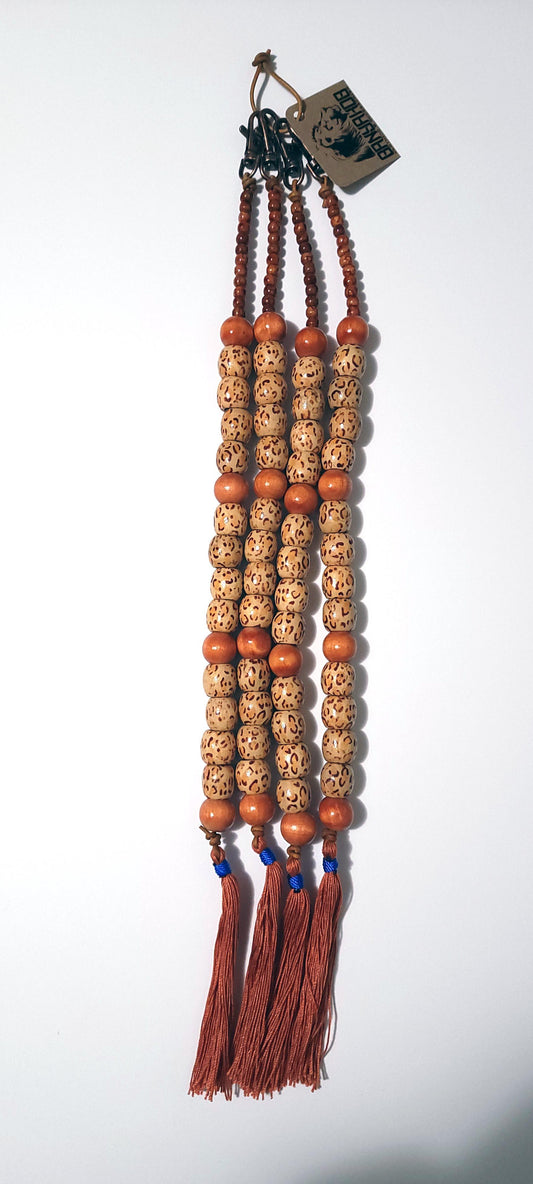 Tassels: Orange Beads # - BanYakob Clothing & Accessories
