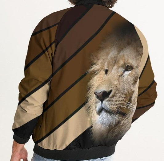 Shades of Lion Men's Bomber Jacket - BanYakob Clothing & Accessories