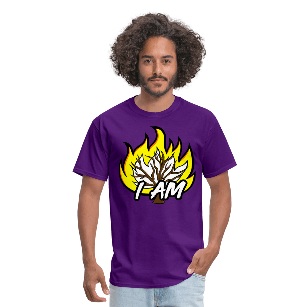 Burning Bush Tee (English) - purple