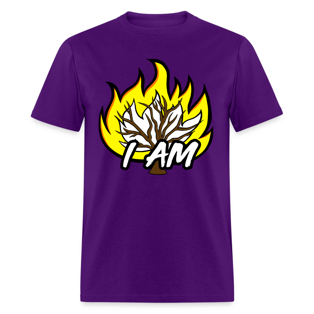 Burning Bush Tee (English) - purple