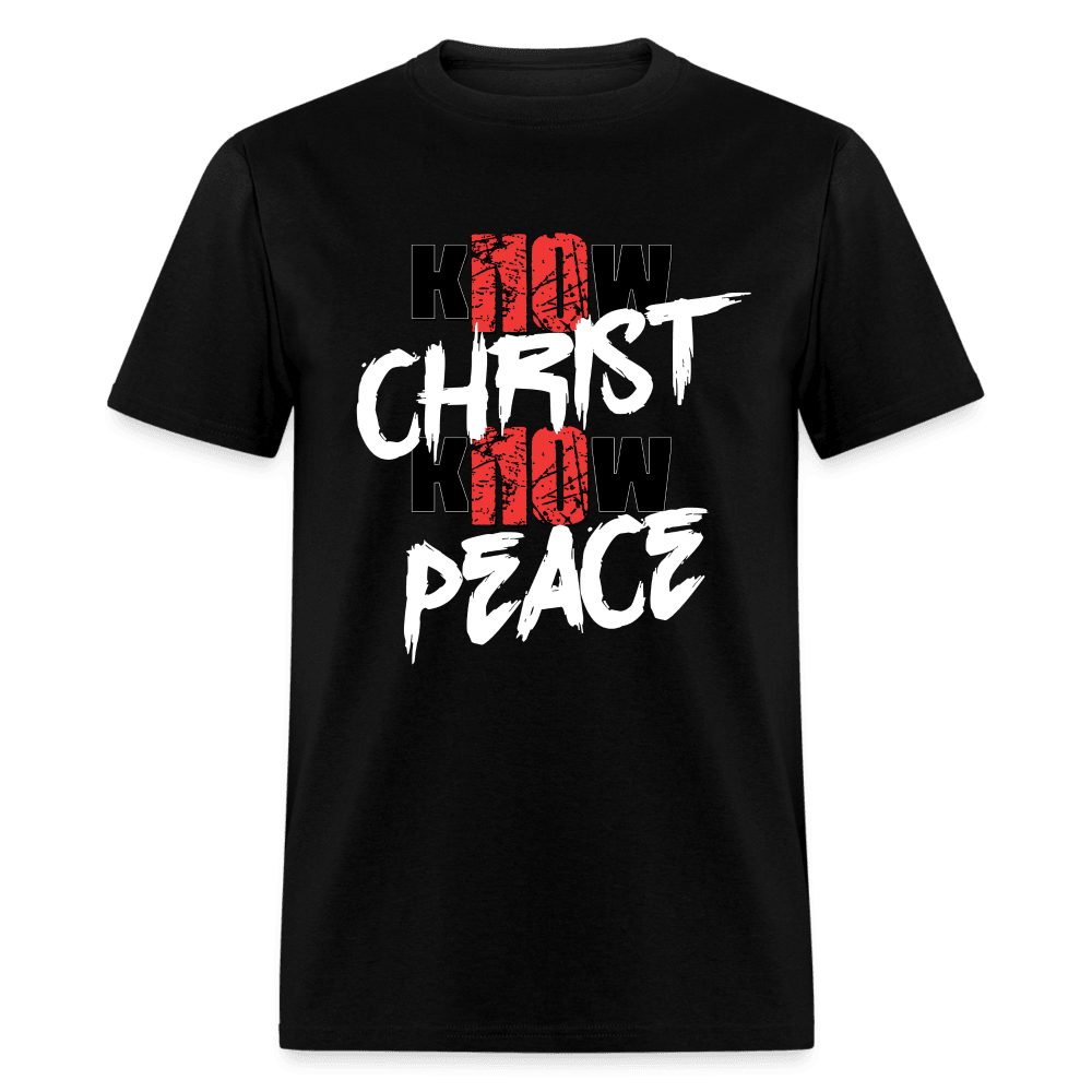 Know Christ Know Peace Tee - black