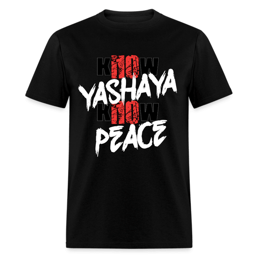 Know YASHAYA Know Peace Tee - black