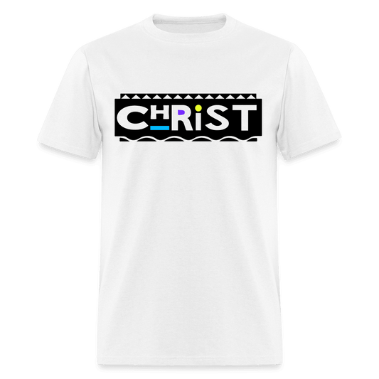 Retro Christ Tee - white